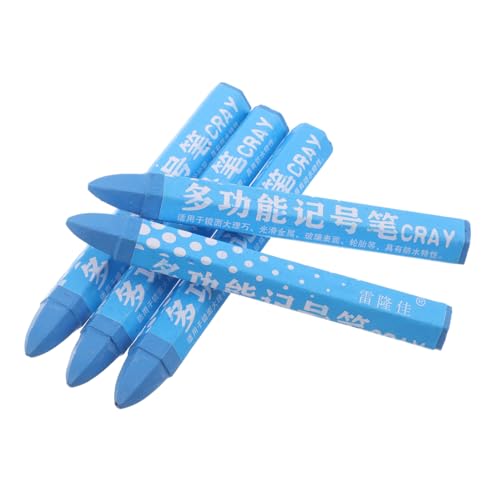 KONTONTY 5 Stück Reifenmarkierung Markierung für Reifen Autolackmarker Markierungs -Reifen -Werkzeug Stiftmarker Reifenkreide Marking Reifen -Buntstift markieren Reifenlackmarker Wachs Blau von KONTONTY