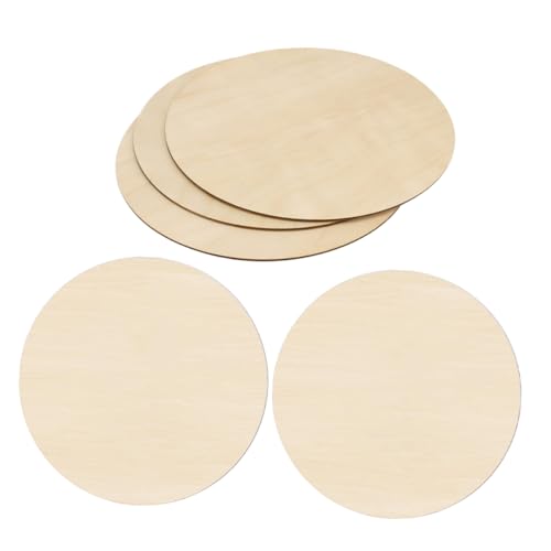 KONTONTY 5 Stück Runde Holzspäne Bastelholz Rund Für Unlackiert Graffiti Rund Türhänger Blank Unlackiert Holzausschnitte Holzkreise Für Tafelaufsätze Lindenholzblöcke KONTONTY 5 Stück Runde Holzspäne Bastelholz Rund Für Unlackiert Graffiti Rund Türhänger Blank Unlackiert Holzausschnitte Holzkreise Für Tafelaufsätze Lindenholzblöcke von KONTONTY