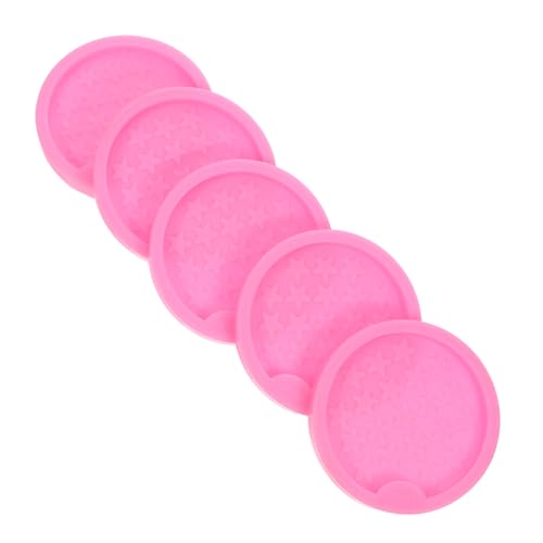 KONTONTY 5 Stück Teiliges Silikon-untersetzer-formen- Flexible Wiederverwendbare Epoxidharz-gießformen für DIY Resin-handwerk Professionelle Glatte Oberfläche für Persönliche Dekorationen KONTONTY 5 Stück Teiliges Silikon-untersetzer-formen- Flexible Wiederverwendbare Epoxidharz-gießformen für DIY Resin-handwerk Professionelle Glatte Oberfläche für Persönliche Dekorationen von KONTONTY