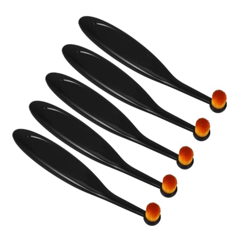 KONTONTY 5 Stück Tintenmischpinsel Tintenpinsel Pinsel zum Mischen von Tinte Pulver zur Tränenentfernung bei Haustieren Fleckenentferner für Haustiere Kartenherstellungstools pbt Schwarz von KONTONTY