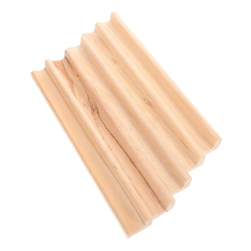 KONTONTY 5 Stück buchstabenverzierungen aus Holz Domino-Halter-Fach Domino-Tabletts für den mexikanischen Zug Dominoständer Domino-Ständer Fliesenhalter hölzern Beige KONTONTY 5 Stück buchstabenverzierungen aus Holz Domino-Halter-Fach Domino-Tabletts für den mexikanischen Zug Dominoständer Domino-Ständer Fliesenhalter hölzern Beige von KONTONTY