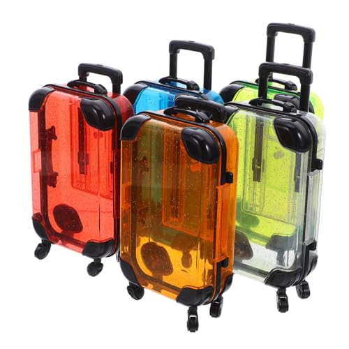 KONTONTY 5 Teiliger Mini Koffer Mini Gepäck Spielkoffer Reiseanzug Simulations Trolley Kinderspielzeug Koffer Reisekoffer Miniatur Reisespielset Kindergepäck KONTONTY 5 Teiliger Mini Koffer Mini Gepäck Spielkoffer Reiseanzug Simulations Trolley Kinderspielzeug Koffer Reisekoffer Miniatur Reisespielset Kindergepäck von KONTONTY