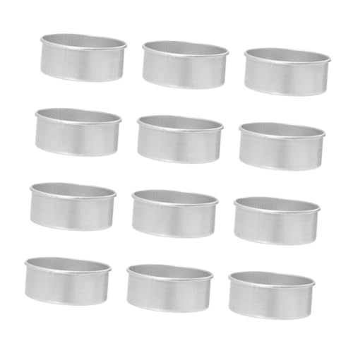 KONTONTY 50 Stück Aluminium Kerzenteller mit Umgeklapptem Rand Langlebige Kerzenhalter für Hochzeitstischdeko Party und Dekoration für Stumpenkerzen und Aromatherapie KONTONTY 50 Stück Aluminium Kerzenteller mit Umgeklapptem Rand Langlebige Kerzenhalter für Hochzeitstischdeko Party und Dekoration für Stumpenkerzen und Aromatherapie von KONTONTY