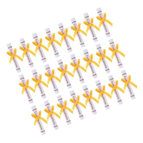 KONTONTY 50 Stücke Mini Abschlussdekor Zertifikat Modelle Nichtwoven Zertifikat Bär Puppe Blättern Decor Für Abschlusssaison-souvenirornament KONTONTY 50 Stücke Mini Abschlussdekor Zertifikat Modelle Nichtwoven Zertifikat Bär Puppe Blättern Decor Für Abschlusssaison-souvenirornament von KONTONTY