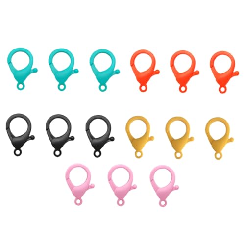 KONTONTY Karabinerverschlüsse 50 Stück Karabinerverschlüsse Für Die Herstellung Von Schmuck Halsketten Und Armbändern Dekorativer Schmuckverschluss von KONTONTY