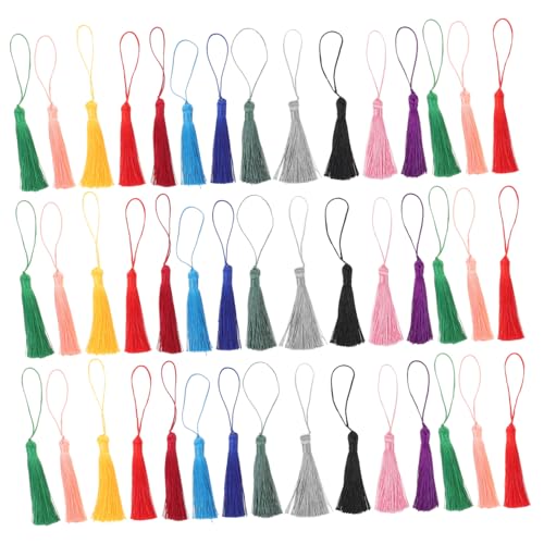 KONTONTY 50 Stück Quasten Ohrring Material Tasche Schmuck Schlüsselanhänger Quasten Ohrringe Bastelbedarf Anhänger Kleine Polyester Anhänger Ohrring KONTONTY 50 Stück Quasten Ohrring Material Tasche Schmuck Schlüsselanhänger Quasten Ohrringe Bastelbedarf Anhänger Kleine Polyester Anhänger Ohrring von KONTONTY