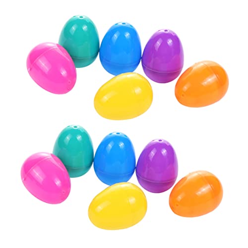 KONTONTY 50 Stück Teiliges Buntes Kunststoff Ostereier zum Befüllen Wiederverwendbar Kreativ für Ostereiersuche Geschenkverpackung Osterdeko und Kinderparty Farben Zufällig Zufällige Farbe KONTONTY 50 Stück Teiliges Buntes Kunststoff Ostereier zum Befüllen Wiederverwendbar Kreativ für Ostereiersuche Geschenkverpackung Osterdeko und Kinderparty Farben Zufällig Zufällige Farbe von KONTONTY