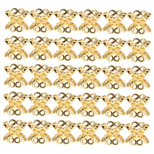 KONTONTY 50 Stück Teiliges Doppelseitige Hohle Blüten Perlenkappen Langlebigem Material Vielseitige Abstandsperlen für DIY Schmuckherstellung für Armbänder Halsketten und Ohrringe KONTONTY 50 Stück Teiliges Doppelseitige Hohle Blüten Perlenkappen Langlebigem Material Vielseitige Abstandsperlen für DIY Schmuckherstellung für Armbänder Halsketten und Ohrringe von KONTONTY