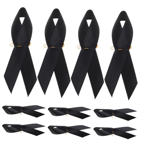 KONTONTY 50 Stück Trauerbandbrosche Anstecknadel Goldenem Band Gedenkbandsport Begräbnis-trauer-bewusstsein Bewusstsein Für Den Herzmonat Orangefarbenes Band Herzband Polyester Schwarz KONTONTY 50 Stück Trauerbandbrosche Anstecknadel Goldenem Band Gedenkbandsport Begräbnis-trauer-bewusstsein Bewusstsein Für Den Herzmonat Orangefarbenes Band Herzband Polyester Schwarz von KONTONTY