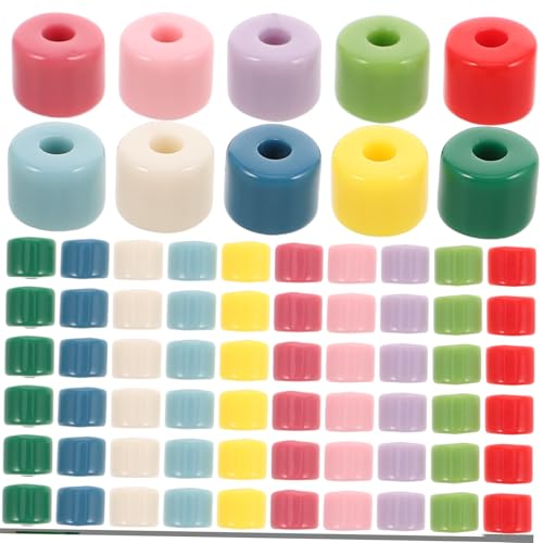 KONTONTY 500 Stück Acrylrundperlen Pastellfarben für Diy Armbänder und Schmuckherstellung Bastelzubehör KONTONTY 500 Stück Acrylrundperlen Pastellfarben für Diy Armbänder und Schmuckherstellung Bastelzubehör von KONTONTY