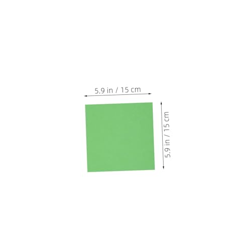 KONTONTY 500 Stück Doppelseitiges Origami Papier Buntes Faltpapier Farben Quadratisch Bastelpapier Für DIY Handwerk Faltprojekte Kreative Kunst von KONTONTY