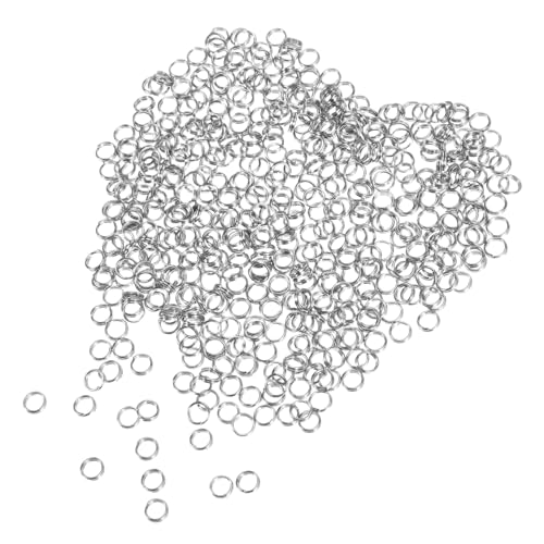 KONTONTY 500 Stück Edelstahl Schlüsselringe Starke Verbindung Ringe Flach Robuste Schlüsselanhänger Verbinder für DIY Schmuck Haustier Camping Zubehör Silber KONTONTY 500 Stück Edelstahl Schlüsselringe Starke Verbindung Ringe Flach Robuste Schlüsselanhänger Verbinder für DIY Schmuck Haustier Camping Zubehör Silber von KONTONTY