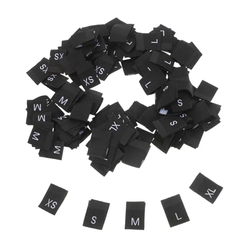 KONTONTY 500 Stück Waschbare Gewebte Größenetiketten für Kleidung Vielseitige Größenlabels Xs Xl Zum Einnähen Für Hosen Kostüme Und Textilien Robust Und Zeitersparnis KONTONTY 500 Stück Waschbare Gewebte Größenetiketten für Kleidung Vielseitige Größenlabels Xs Xl Zum Einnähen Für Hosen Kostüme Und Textilien Robust Und Zeitersparnis von KONTONTY