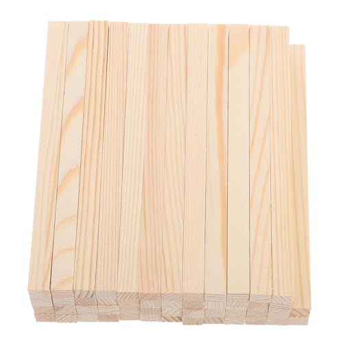KONTONTY 50Stücke Quadratische Holzstäbe zum Basteln Unbehandelte Holzdübel für DIY Projekte Modellbau Zubehör für Handarbeiten und Holzfiguren Gestalten KONTONTY 50Stücke Quadratische Holzstäbe zum Basteln Unbehandelte Holzdübel für DIY Projekte Modellbau Zubehör für Handarbeiten und Holzfiguren Gestalten von KONTONTY