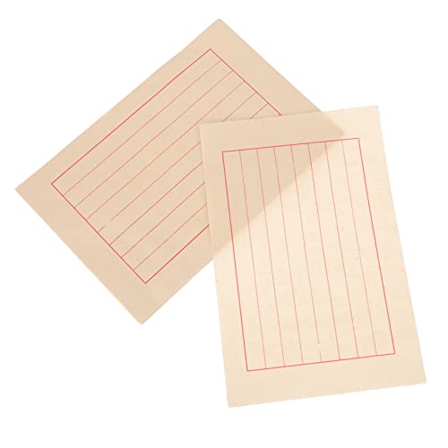 KONTONTY 50blätter Kalligraphiepapier Chinesisches Xuan-papier Übungspapier Für Kalligrafie Schreibpapier Für Füllfederhalter Kalligrafiepapier Für Kunstbedarf von KONTONTY