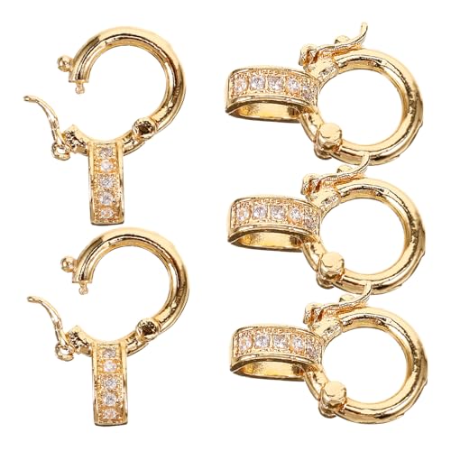 KONTONTY 5stücke Schmuckverschlüsse Für Diy Armbänder Und Halsketten Dekorative Connectoren Aus Vielseitige Und Langlebige Schmuckverschlüsse Für Kreative Projekte KONTONTY 5stücke Schmuckverschlüsse Für Diy Armbänder Und Halsketten Dekorative Connectoren Aus Vielseitige Und Langlebige Schmuckverschlüsse Für Kreative Projekte von KONTONTY