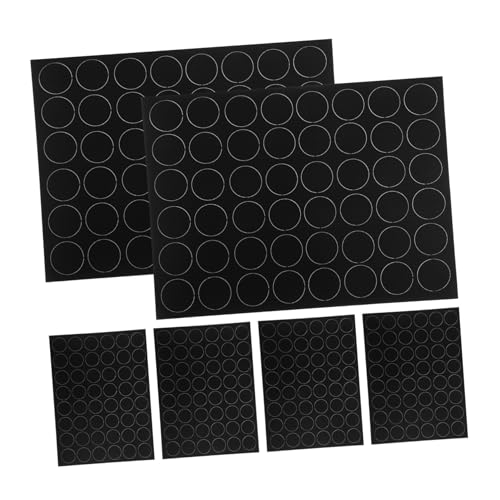 KONTONTY 6 Blätter Selbstklebende Nylon Punkte für Kleidung Runde Flicken zum Dekorieren und Reparieren für DIY Projekte und Persönliche Gestaltung von Kleidung und Accessoires von KONTONTY