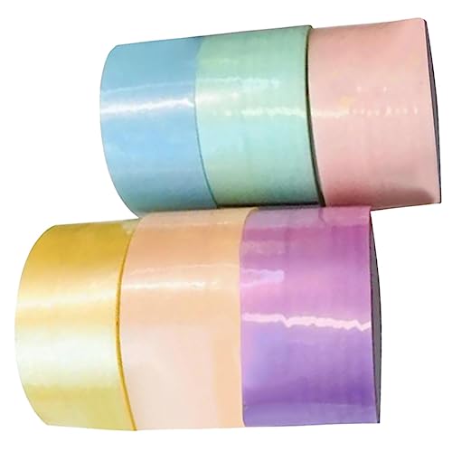KONTONTY 6 Rollen Klebeband für Stressabbauende Spiele Bunte Dekompressions Tapes Vielseitig Einsetzbar für Kreative DIY Projekte Verbessert die Hand Augen Koordination für Erwachsene KONTONTY 6 Rollen Klebeband für Stressabbauende Spiele Bunte Dekompressions Tapes Vielseitig Einsetzbar für Kreative DIY Projekte Verbessert die Hand Augen Koordination für Erwachsene von KONTONTY