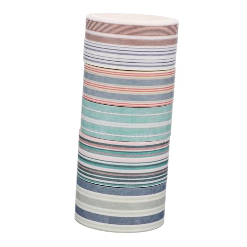 KONTONTY 6 Rollen Washi-Tape-Set Dekoration Streifenband DIY Klebeband bunt dekoratives Klebeband retro scheckheft scrabook aufkleber dekoratives Washi-Tape papierklebeband selber machen KONTONTY 6 Rollen Washi-Tape-Set Dekoration Streifenband DIY Klebeband bunt dekoratives Klebeband retro scheckheft scrabook aufkleber dekoratives Washi-Tape papierklebeband selber machen von KONTONTY