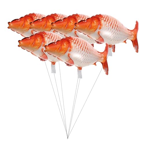 KONTONTY 6 Stück Folienballons Fischform Charmante Luftballons für Geburtstagsfeiern Hochzeiten und Feierlichkeiten Schnell und Einfach Aufzublasen Vielseitige Deko KONTONTY 6 Stück Folienballons Fischform Charmante Luftballons für Geburtstagsfeiern Hochzeiten und Feierlichkeiten Schnell und Einfach Aufzublasen Vielseitige Deko von KONTONTY