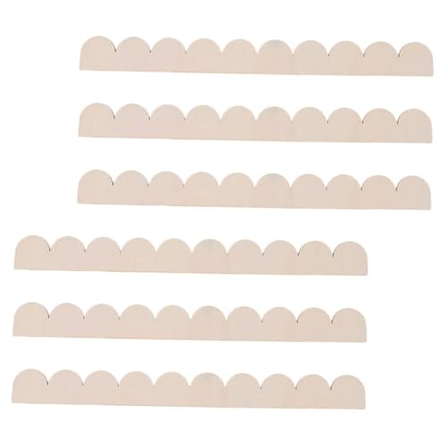 KONTONTY 6 Stück Teiliges Gewellte Unbehandelte Holzleisten für Diy Dekoration Vielseitig Einsetzbar als Türrahmen Wand Schrank und Regalverkleidung Einfach zu Montieren Eleganter KONTONTY 6 Stück Teiliges Gewellte Unbehandelte Holzleisten für Diy Dekoration Vielseitig Einsetzbar als Türrahmen Wand Schrank und Regalverkleidung Einfach zu Montieren Eleganter von KONTONTY