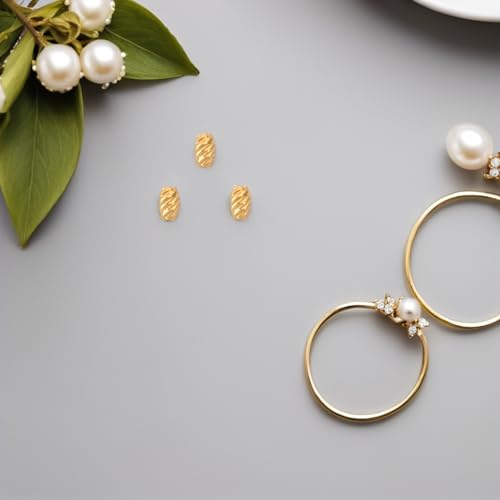 KONTONTY 6 Stück Teiliges Goldene Barrel Spacer Perlen mit Großem Loch Glänzende Trommel-charms für DIY Schmuckherstellung Vielseitige Lose Abstandshalter für Armbänder und Halsketten KONTONTY 6 Stück Teiliges Goldene Barrel Spacer Perlen mit Großem Loch Glänzende Trommel-charms für DIY Schmuckherstellung Vielseitige Lose Abstandshalter für Armbänder und Halsketten von KONTONTY