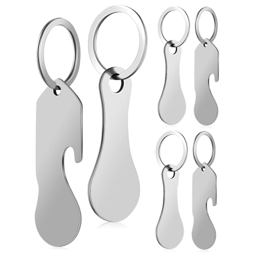 KONTONTY 6 Stück Teiliges Metall Schlüsselanhänger mit Anhängern Multifunktionale Tragbare Schlüsselringe Kreative Geschenkidee Langlebig und Gestaltet für Haus und Autoschlüssel KONTONTY 6 Stück Teiliges Metall Schlüsselanhänger mit Anhängern Multifunktionale Tragbare Schlüsselringe Kreative Geschenkidee Langlebig und Gestaltet für Haus und Autoschlüssel von KONTONTY