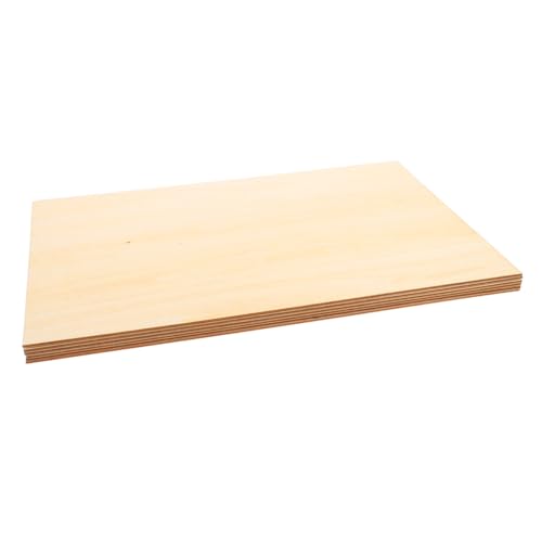 KONTONTY 6 Stück Teiliges Unbeschichtete Holzplatten für Diy Projekte Zeichnen Schnitzen und Basteln Vielseitig und Langlebig KONTONTY 6 Stück Teiliges Unbeschichtete Holzplatten für Diy Projekte Zeichnen Schnitzen und Basteln Vielseitig und Langlebig von KONTONTY