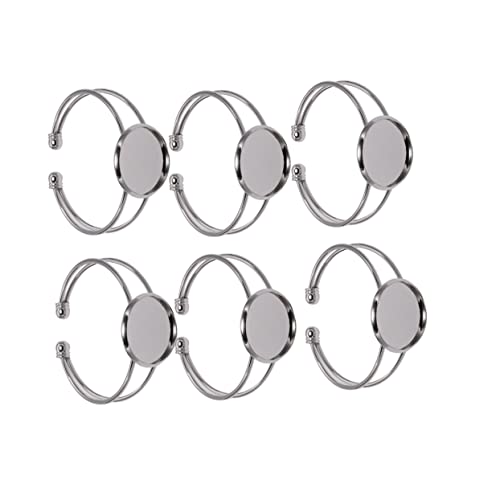 KONTONTY 6 Stück Teiliges Y Förmiges Kupferarmband Verstellbar für DIY Schmuckherstellung Robuste Armbandrohlinge aus Langlebigem Metall für Glasanhänger und Pendants KONTONTY 6 Stück Teiliges Y Förmiges Kupferarmband Verstellbar für DIY Schmuckherstellung Robuste Armbandrohlinge aus Langlebigem Metall für Glasanhänger und Pendants von KONTONTY