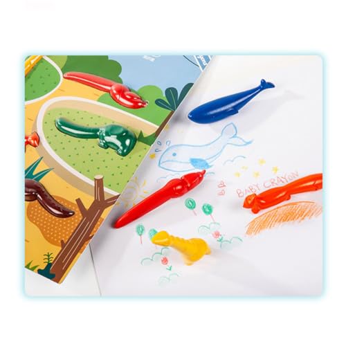 KONTONTY 6 Stück Tierpuzzlespielzeugstift Wachsstift Lernspielzeug Für Bunt KONTONTY 6 Stück Tierpuzzlespielzeugstift Wachsstift Lernspielzeug Für Bunt von KONTONTY