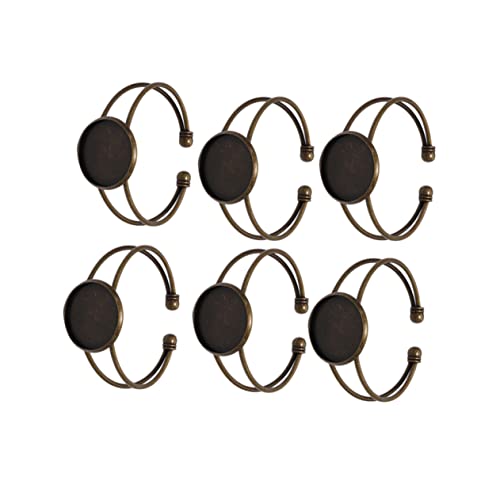 KONTONTY 6 Stück Y Förmige Armschmuck Basen aus Antik Bronzefarbenem Kupfer Rund für DIY Schmuckherstellung Verstellbare Glasketten und Ovale Anhänger Geeignet KONTONTY 6 Stück Y Förmige Armschmuck Basen aus Antik Bronzefarbenem Kupfer Rund für DIY Schmuckherstellung Verstellbare Glasketten und Ovale Anhänger Geeignet von KONTONTY