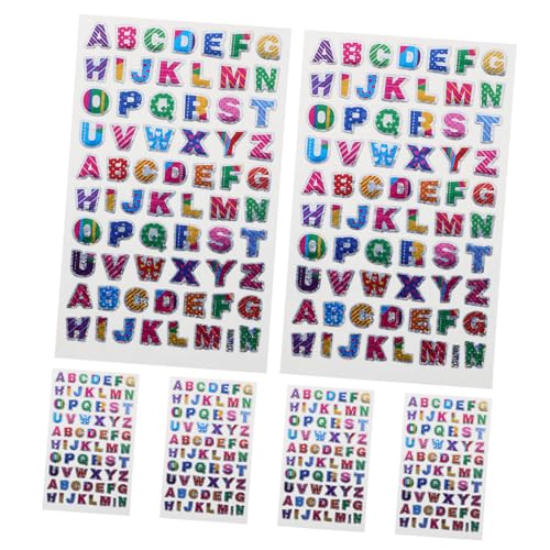 KONTONTY 60 Blatt Glitzer Buchstabenaufkleber für Selbstklebende Buchstabensticker für Kreative Bastelprojekte Lernhilfe und Dekoration im Kindergarten Einfach Anzubringen Entfernen KONTONTY 60 Blatt Glitzer Buchstabenaufkleber für Selbstklebende Buchstabensticker für Kreative Bastelprojekte Lernhilfe und Dekoration im Kindergarten Einfach Anzubringen Entfernen von KONTONTY