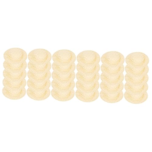 KONTONTY 60 STK Gewebter Papierhut bastelset bastelmaterial für Leichtgewichtiger Hut Toys Handgemachte Dekoration Puppenmütze selber Machen Miniatur-Puppenhut Puppenhüte von KONTONTY