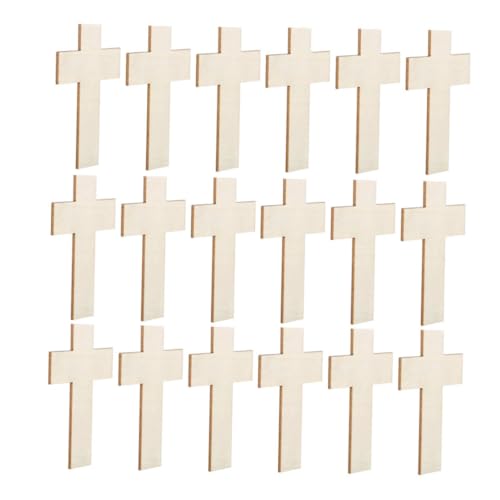 KONTONTY 60 Stück Blanko Holzscheiben in Kreuzform zum Bemalen Glatte Oberfläche für DIY Bastelprojekte Dekorative Anhänger für Geschenke und Osterdeko Vielseitige Holzornamente zum KONTONTY 60 Stück Blanko Holzscheiben in Kreuzform zum Bemalen Glatte Oberfläche für DIY Bastelprojekte Dekorative Anhänger für Geschenke und Osterdeko Vielseitige Holzornamente zum von KONTONTY