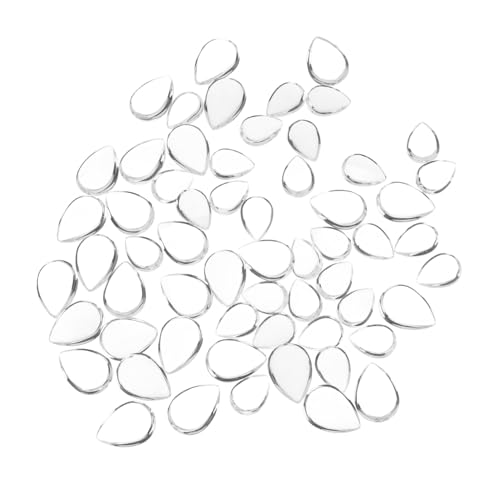 KONTONTY 60 Stück Teardrop Cabochons für Schmuckherstellung Diy Handwerkszubehör Langlebig und Vielseitig für Schlüsselanhänger und Mehr KONTONTY 60 Stück Teardrop Cabochons für Schmuckherstellung Diy Handwerkszubehör Langlebig und Vielseitig für Schlüsselanhänger und Mehr von KONTONTY