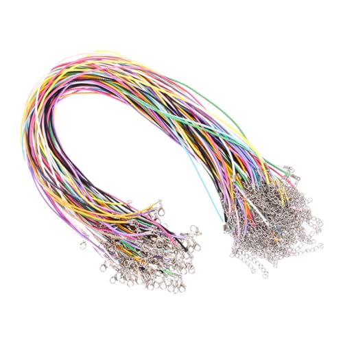 KONTONTY 60 Stück Teiliges Halskette mit Schmuckband Verstellbare Verlängerungskette und Karabinerverschluss Bunte DIY Schmuckbänder für Erwachsene zum Basteln von Armbändern und KONTONTY 60 Stück Teiliges Halskette mit Schmuckband Verstellbare Verlängerungskette und Karabinerverschluss Bunte DIY Schmuckbänder für Erwachsene zum Basteln von Armbändern und von KONTONTY