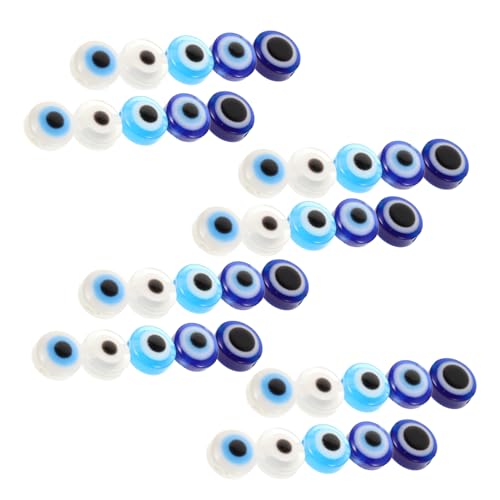 KONTONTY 60 Stück Türkischer Augenschmuck Perlenanhänger des bösen Blicks böser blick auto charme Glasperlen für den bösen Blick Augenglasperlen Perle des bösen Blicks Augapfelperlen Acryl KONTONTY 60 Stück Türkischer Augenschmuck Perlenanhänger des bösen Blicks böser blick auto charme Glasperlen für den bösen Blick Augenglasperlen Perle des bösen Blicks Augapfelperlen Acryl von KONTONTY