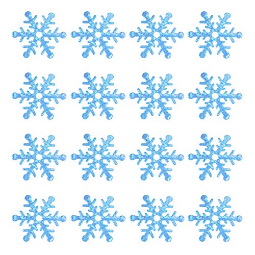 KONTONTY Schneeflocken-konfetti 600 Stück Satz Weihnachtsdeko Umweltschonendes Material Für Glas Wurf Oder Dekoration von KONTONTY