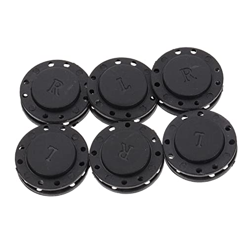 KONTONTY 6Paare Magnetische Knöpfe für Kleidung Magnetverschlüsse zum DIY Projekte Hochwertiges Material Einfach zu Verwenden Langlebig für Jacken Vorhänge von KONTONTY