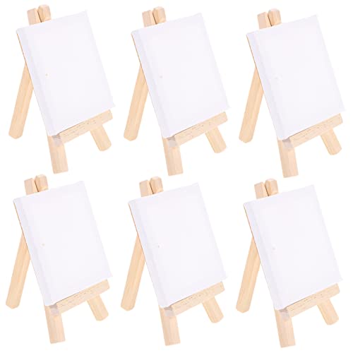KONTONTY 6Sätze Mini Staffelei Holz mit Teiliges für Ölgemälde für Künstler und Bastler Leicht Tragbar und Projekte KONTONTY 6Sätze Mini Staffelei Holz mit Teiliges für Ölgemälde für Künstler und Bastler Leicht Tragbar und Projekte von KONTONTY