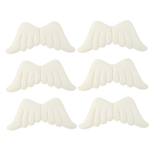 KONTONTY 6Stücke DIY Engelsflügel Applique Patch Weißes für Kleidung Handwerk und Basteln Hochwertige Stoffaufnäher für Nähprojekte für Nähliebhaber KONTONTY 6Stücke DIY Engelsflügel Applique Patch Weißes für Kleidung Handwerk und Basteln Hochwertige Stoffaufnäher für Nähprojekte für Nähliebhaber von KONTONTY