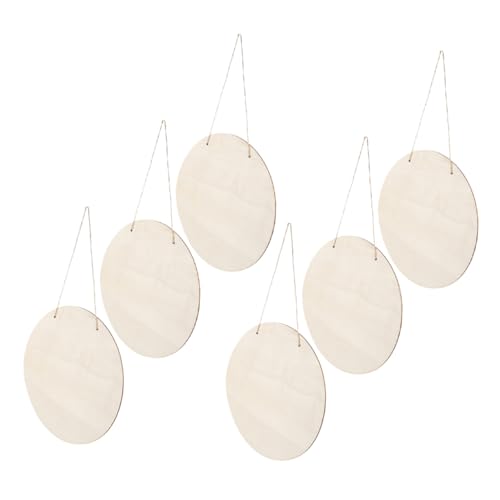 KONTONTY 6Stücke Runde Holztafeln Unbehandelt für DIY Dekorationen Hängende Schilder Vielseitige Holzplatten für Zuhause Büro und Feiertagsgestaltung KONTONTY 6Stücke Runde Holztafeln Unbehandelt für DIY Dekorationen Hängende Schilder Vielseitige Holzplatten für Zuhause Büro und Feiertagsgestaltung von KONTONTY