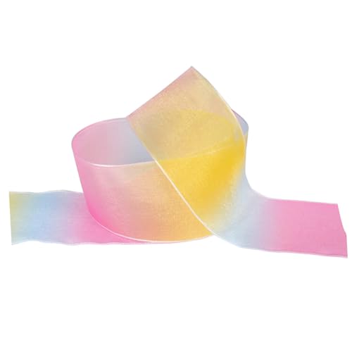 KONTONTY 6Stücke Teiliges Chiffonband Bedrucktes DIY Band für Haarschleifen Mädchenkleider Festliche Dekorationen für Bastelprojekte und Partys KONTONTY 6Stücke Teiliges Chiffonband Bedrucktes DIY Band für Haarschleifen Mädchenkleider Festliche Dekorationen für Bastelprojekte und Partys von KONTONTY