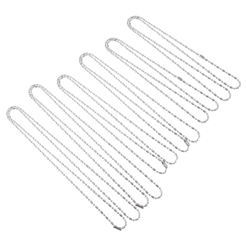 KONTONTY 6Stücke Titanstahl Gliederketten für DIY Schmuck für Trendige Halsketten Hochwertiges Material Vielseitig Einsetzbar Schmuckzubehör KONTONTY 6Stücke Titanstahl Gliederketten für DIY Schmuck für Trendige Halsketten Hochwertiges Material Vielseitig Einsetzbar Schmuckzubehör von KONTONTY