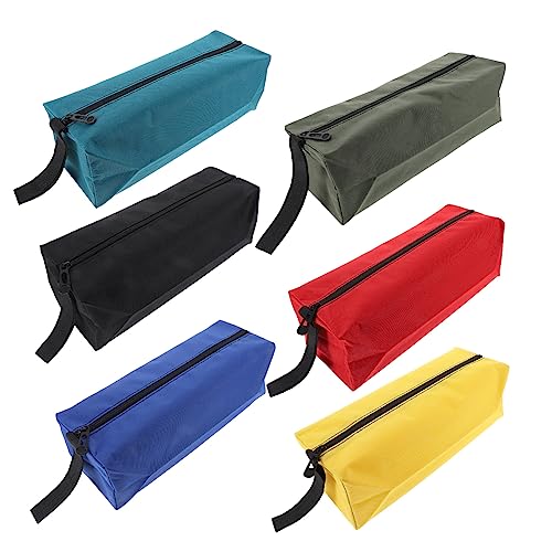 KONTONTY 6Stücke Werkzeugtaschen mit Reißverschluss Wasserdichte Werkzeugaufbewahrungstasche Vielseitiger Werkzeugorganizer für Schraubenschlüssel Zangen KONTONTY 6Stücke Werkzeugtaschen mit Reißverschluss Wasserdichte Werkzeugaufbewahrungstasche Vielseitiger Werkzeugorganizer für Schraubenschlüssel Zangen von KONTONTY