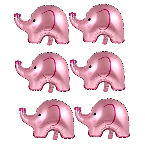 KONTONTY 6st Elefant Aluminiumfolienballon Ballonspray Glanz Dekoration Für Junggesellinnenabschiede Ballonsäule Blase Heliumballons Regenbogenballons Ballon Luftpumpe Partyballon Neon Rosa KONTONTY 6st Elefant Aluminiumfolienballon Ballonspray Glanz Dekoration Für Junggesellinnenabschiede Ballonsäule Blase Heliumballons Regenbogenballons Ballon Luftpumpe Partyballon Neon Rosa von KONTONTY
