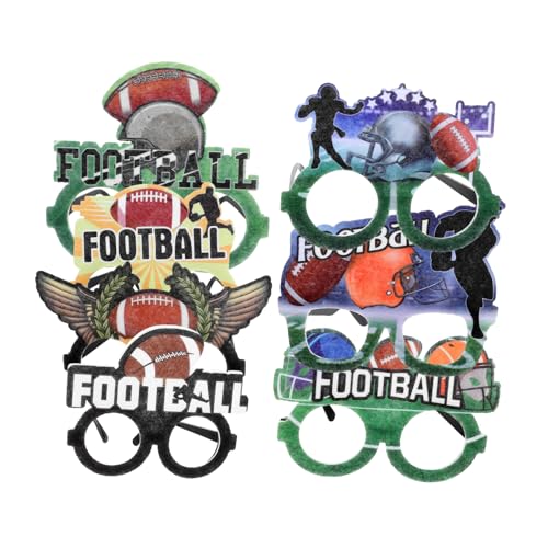 KONTONTY 7 Stück Rugby-Brille z Gläser Party plastiktisch plastikenten Fußball Brille sport brille festoon die festu Cartoonbrille tragbare Brille Sportbrillen Brille im Fußballstil gefühlt KONTONTY 7 Stück Rugby-Brille z Gläser Party plastiktisch plastikenten Fußball Brille sport brille festoon die festu Cartoonbrille tragbare Brille Sportbrillen Brille im Fußballstil gefühlt von KONTONTY