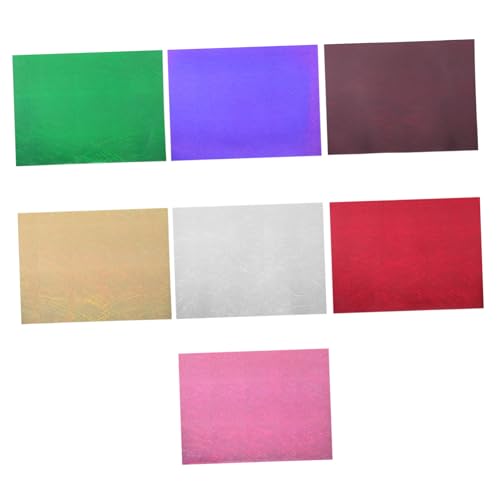 KONTONTY 7 Stück Teiliges Holografisches Htv Vinyl Schillernde Metallic Streifen Folien für DIY Textilien Vielseitig Einsetzbar Langlebig und Bügelbar für T-shirts KONTONTY 7 Stück Teiliges Holografisches Htv Vinyl Schillernde Metallic Streifen Folien für DIY Textilien Vielseitig Einsetzbar Langlebig und Bügelbar für T-shirts von KONTONTY