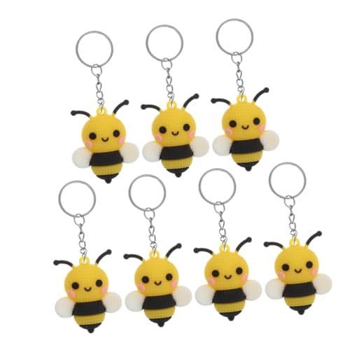 KONTONTY 7 Teiliges Set Mit Kleinem Bienenanhänger Bienen Party Dekorationen Schlüsselanhänger Für Rucksäcke Schlüsselanhänger Deko Tasche Anhänger Schlüsselanhänger Biene KONTONTY 7 Teiliges Set Mit Kleinem Bienenanhänger Bienen Party Dekorationen Schlüsselanhänger Für Rucksäcke Schlüsselanhänger Deko Tasche Anhänger Schlüsselanhänger Biene von KONTONTY
