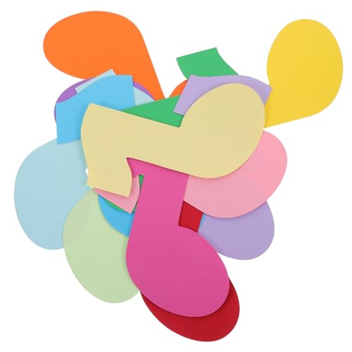 KONTONTY 72 Stück Musiknoten Papier Cutouts Kreative Dekoration für Kindergarten und Klassenzimmer Wanddekoration für Themenpartys und Bastelprojekte von KONTONTY